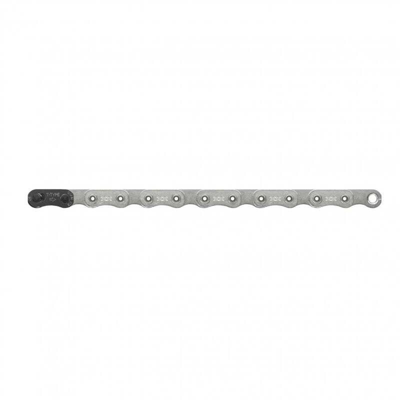 SRAM CHAIN XX T-TYPE EAGLE SILVER HOLLOWPIN 126 LINKS BLACK 12 SPEED