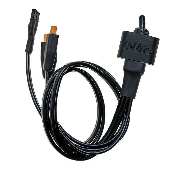kLite Bar switch / wire loom to dynamo hub (USB always ON)
