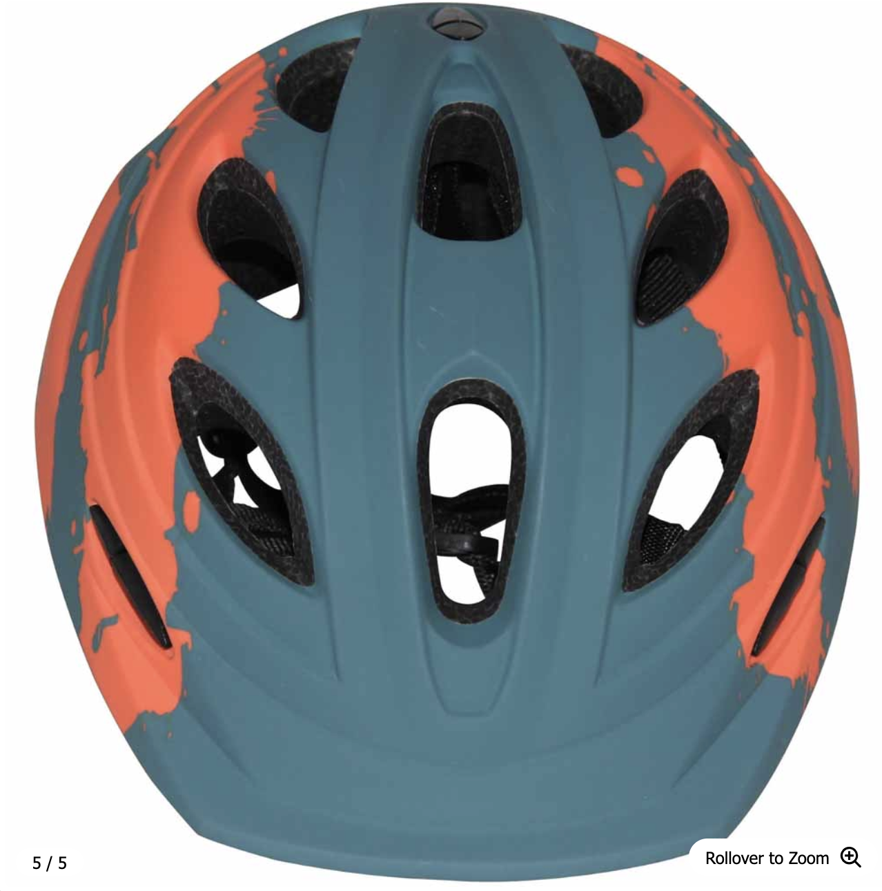 Kids 48-53CM Helmet - Gray / Orange