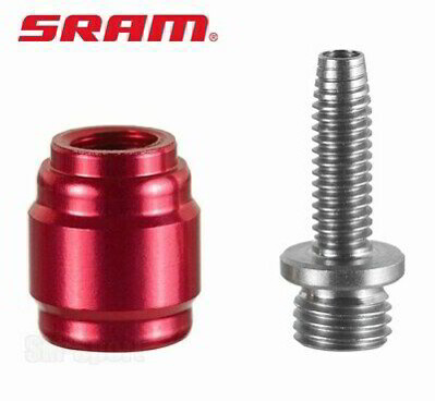 Sram Olive and Barb Kit - Threaded - Red