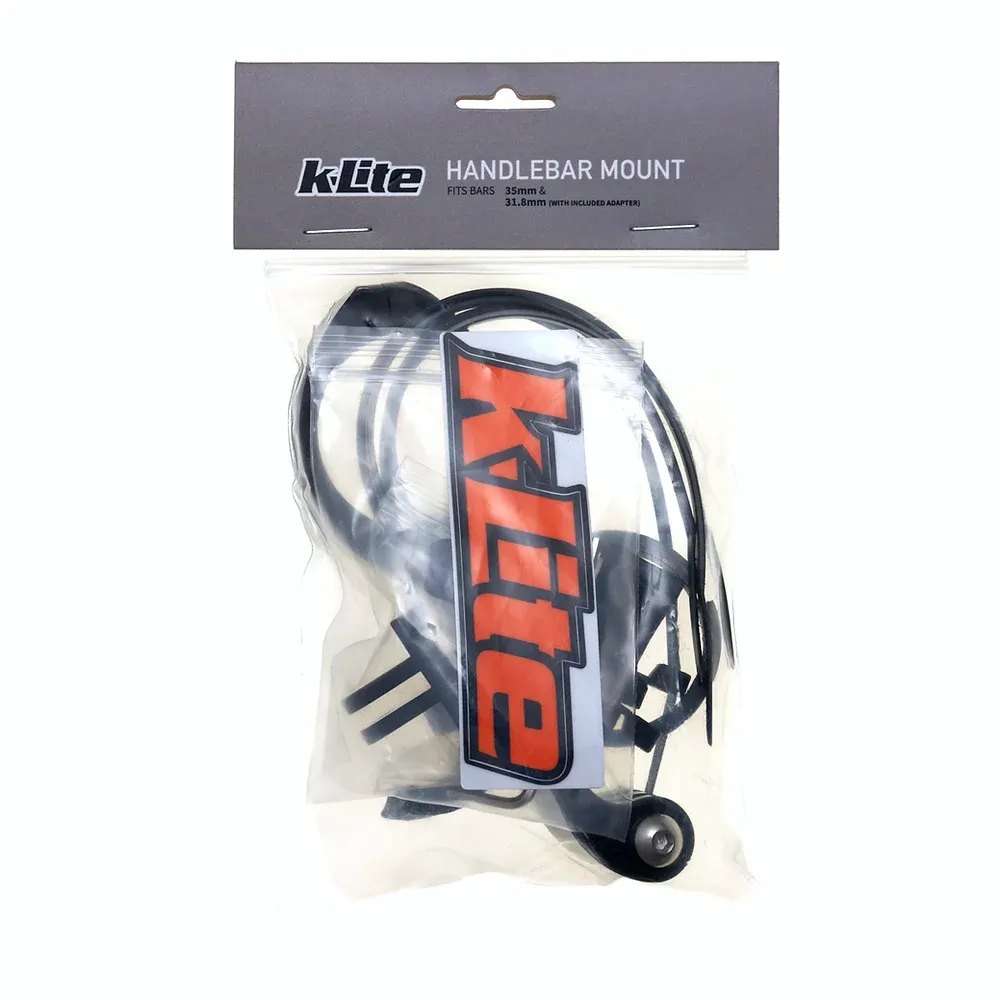 kLite alloy handle bar mounting system.
