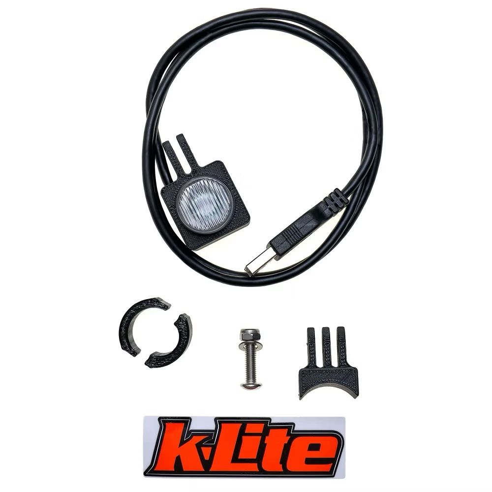 kLite QUBE USB rear flashing bicycle light - V2