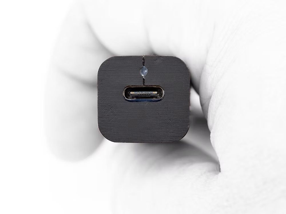 kLite MICRO-D USB C charger and build in wire loom w switch