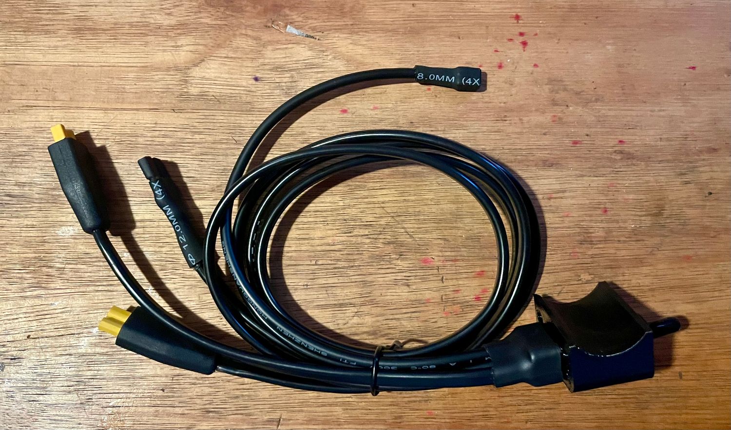 kLite Bar switch / wire loom to dynamo hub (Qube AC always ON)