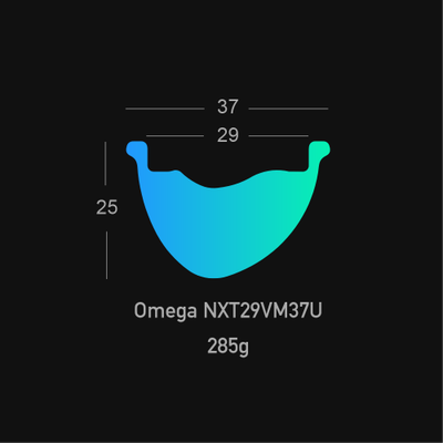 [Premium Cross Country] Omega 29" Mountain Bicycle Carbon Rim 37mm 285g