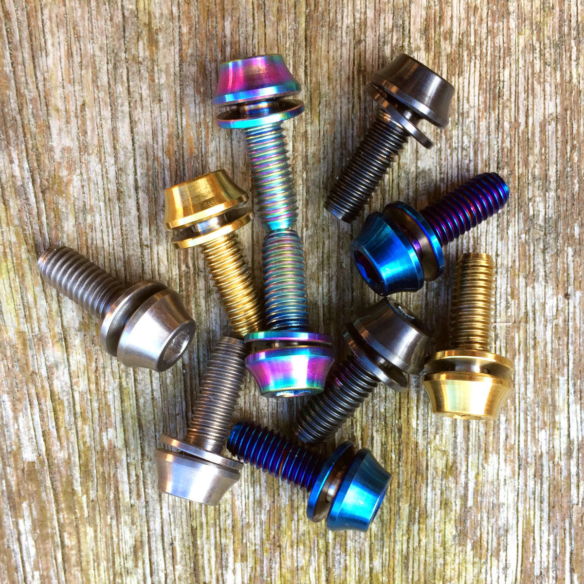 Titanium Bottle Cage Bolts (Pair)