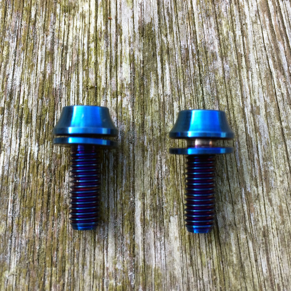 Titanium Bottle Cage Bolts (Pair)