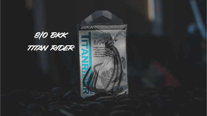 BKK Titan Rider Weedless Swimbait Hook-Size 8/0 (3 Pack)