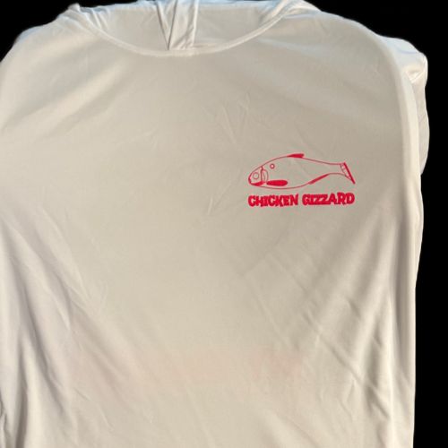 Choking My Chicken Logo White SPF Logo (XXL)