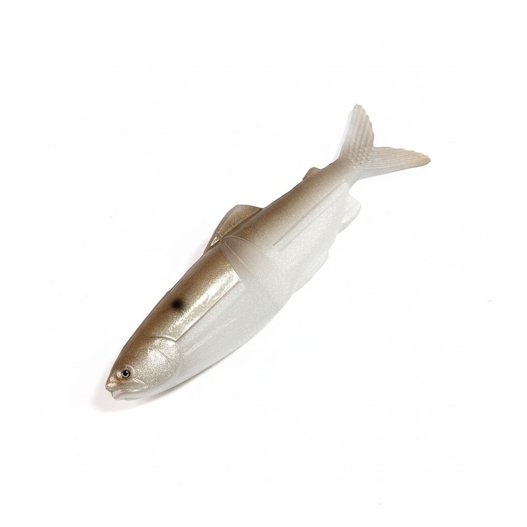 9" The Clide-Olive gold back, silver belly