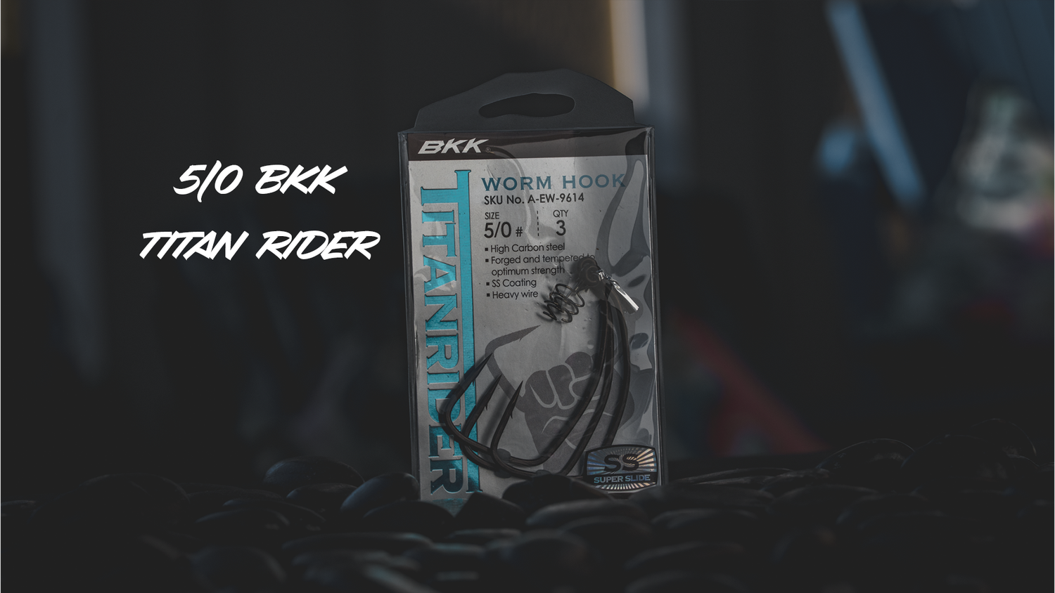 BKK Titan Rider Weedless Swimbait Hook-Size 5/0 (3 Pack)