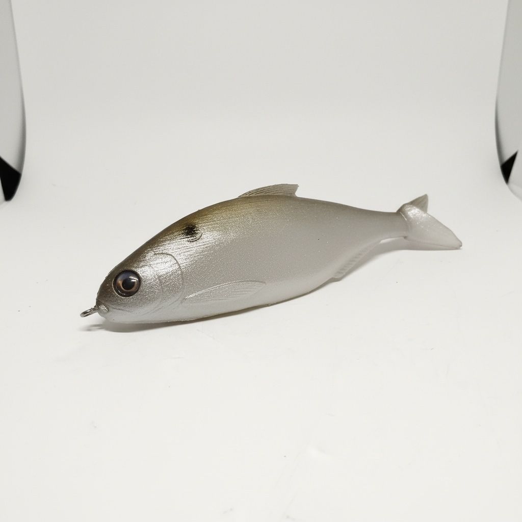 6” Chicken Gizzard-Olive gold back, silver belly