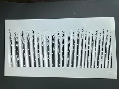 Shimmer Cake stencil