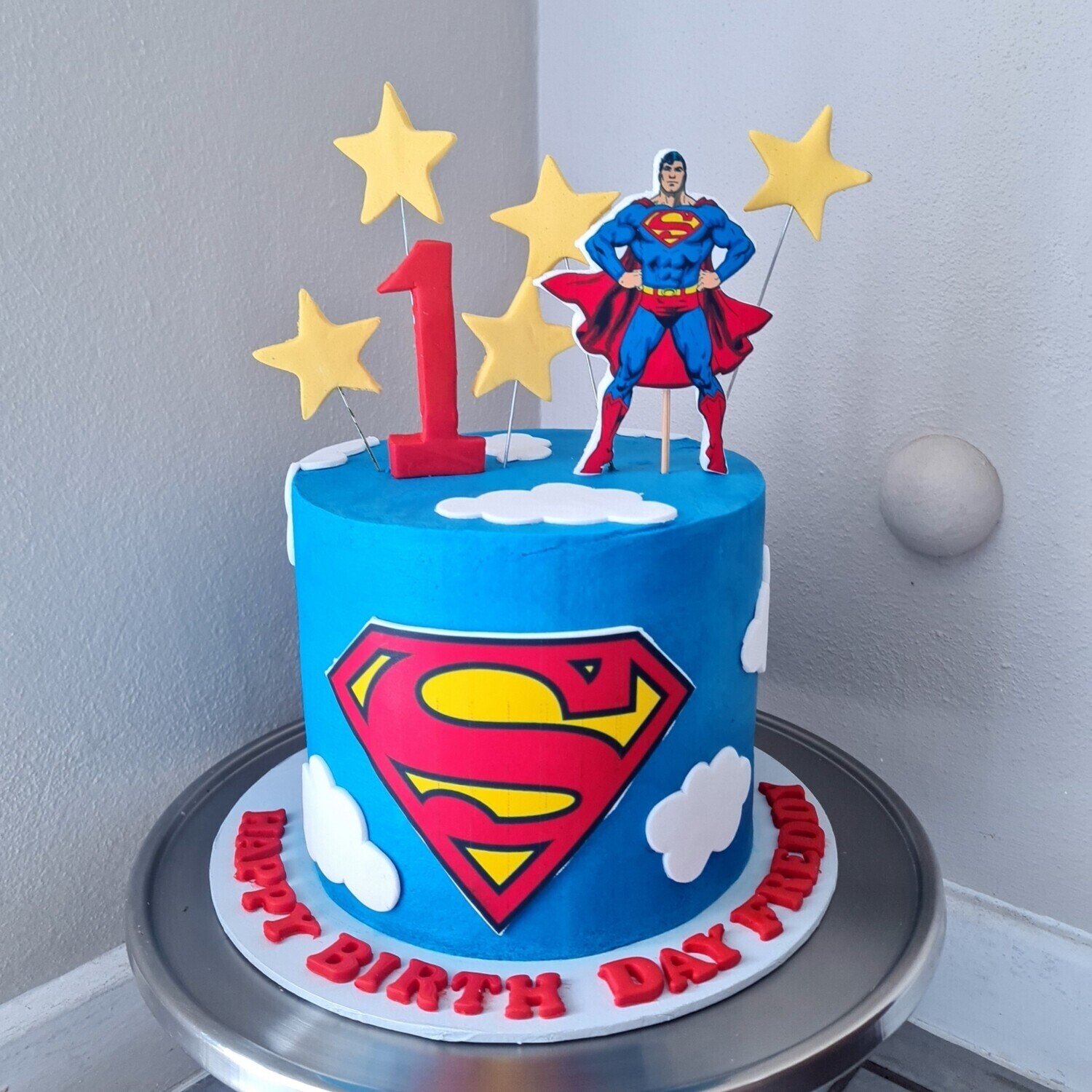 Superman Cake
