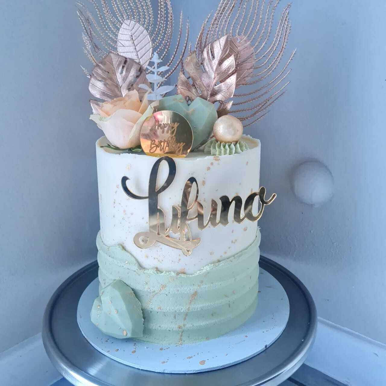 Chocolate Ganache  Fault Line Cake