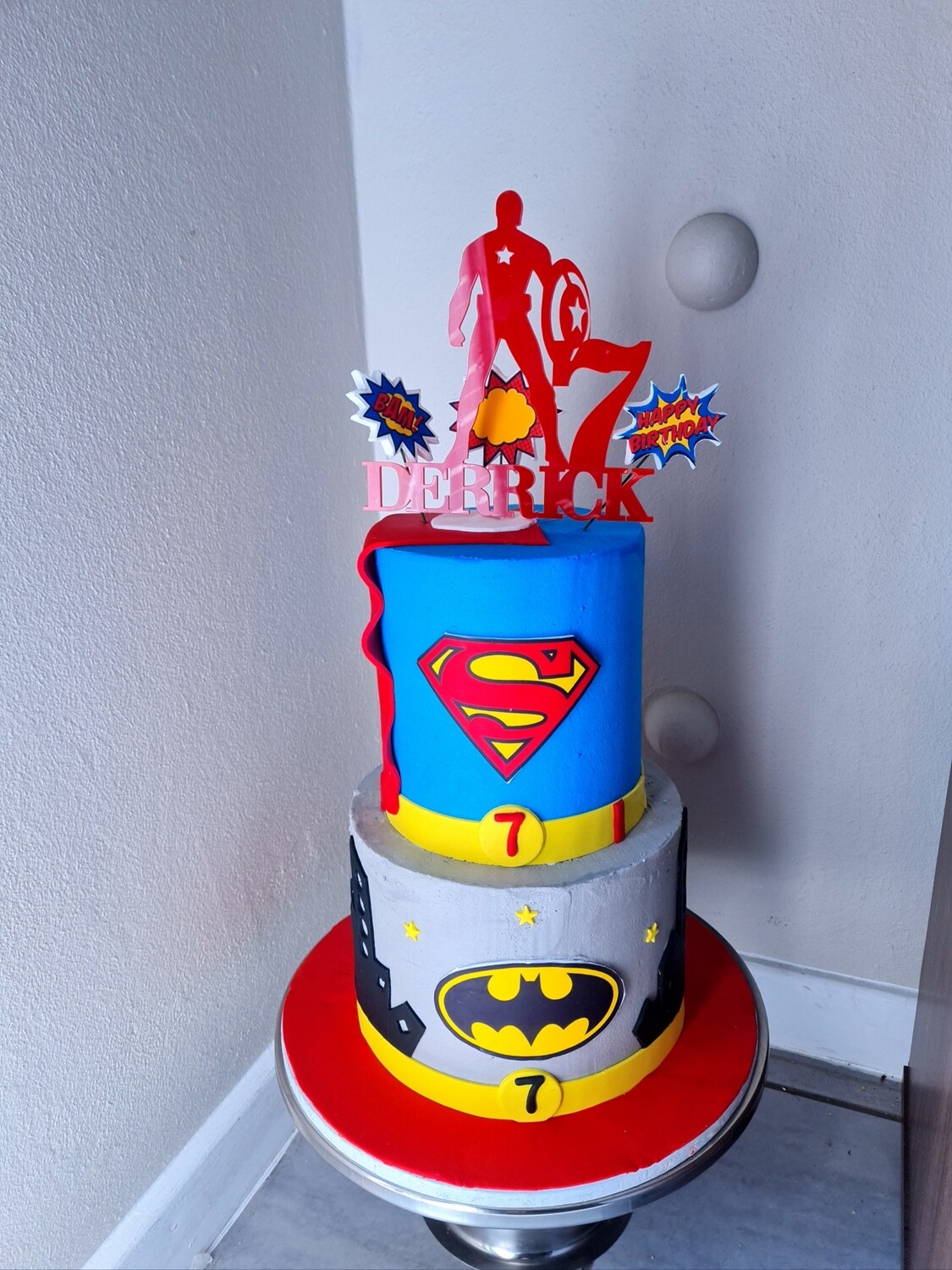2 Tier Boys Cake