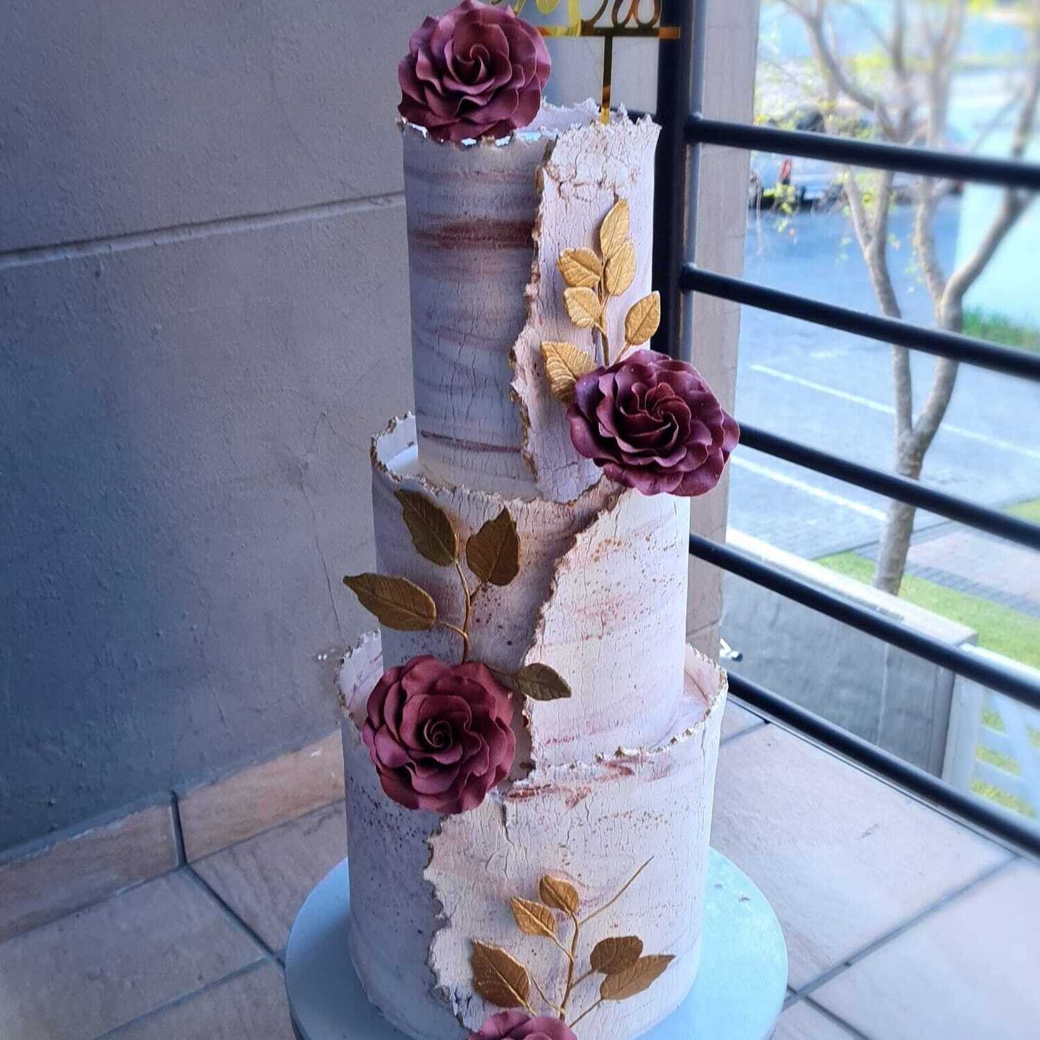3 Tier Wrap Cake