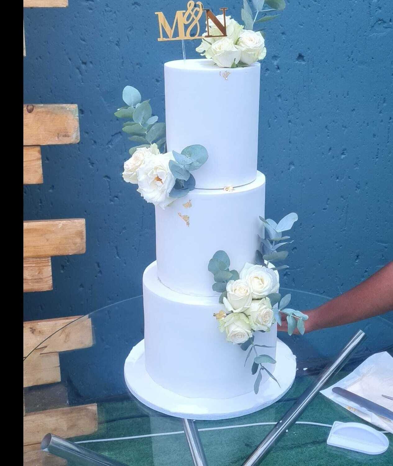 3 Tier White Cake