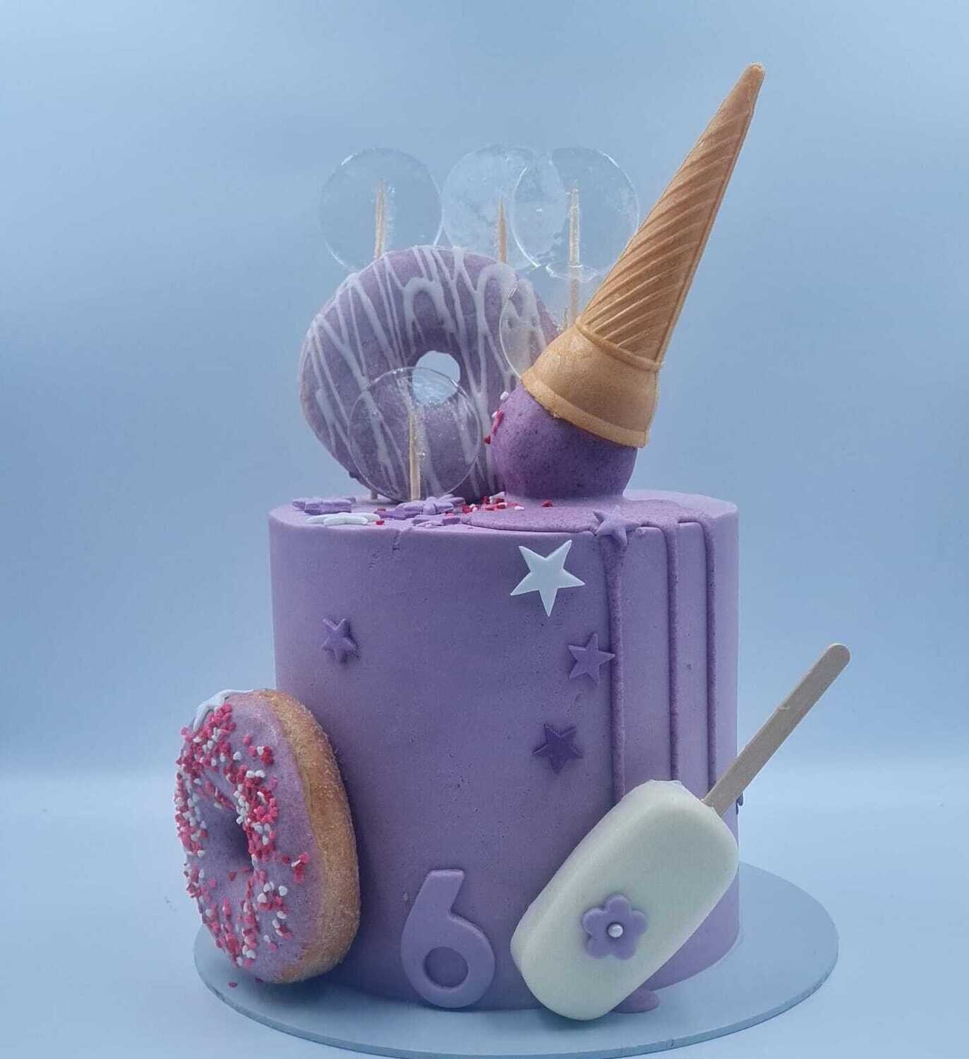 Purple Ice Cream Cake