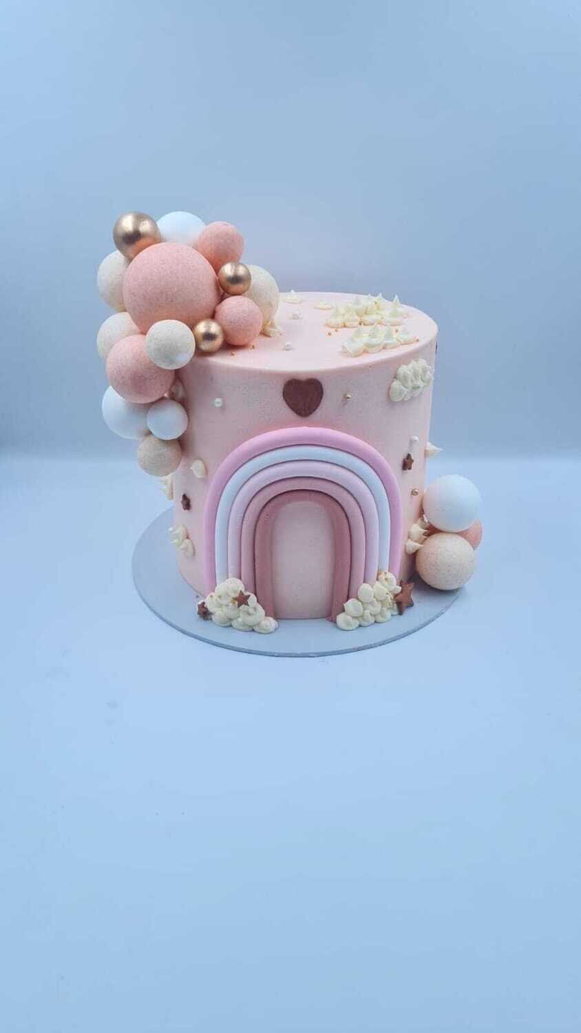 Nude Rainbow Cake