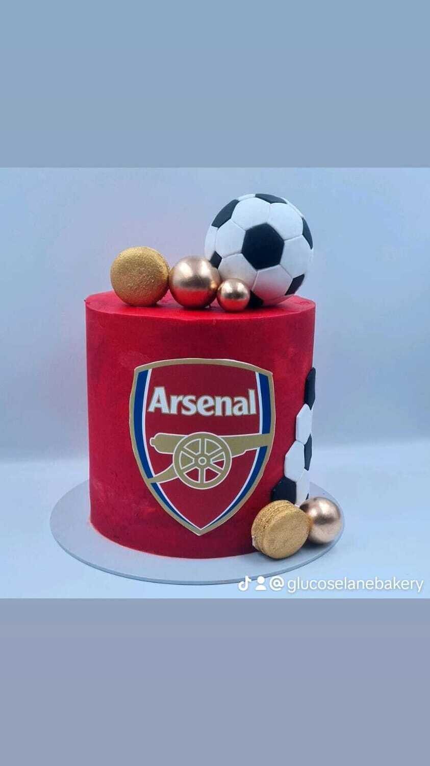 Arsenal Themed Cake