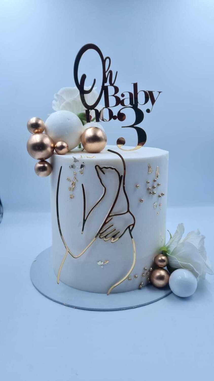 Oh Baby no 3 Cake