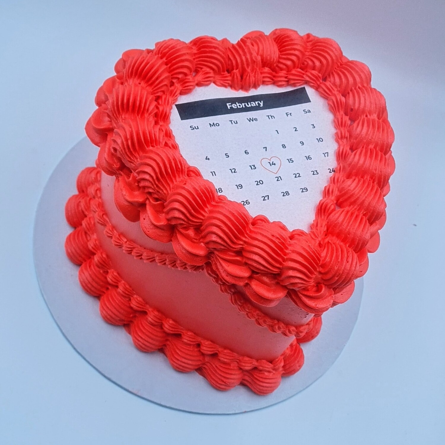 Burn Away Heart Cake