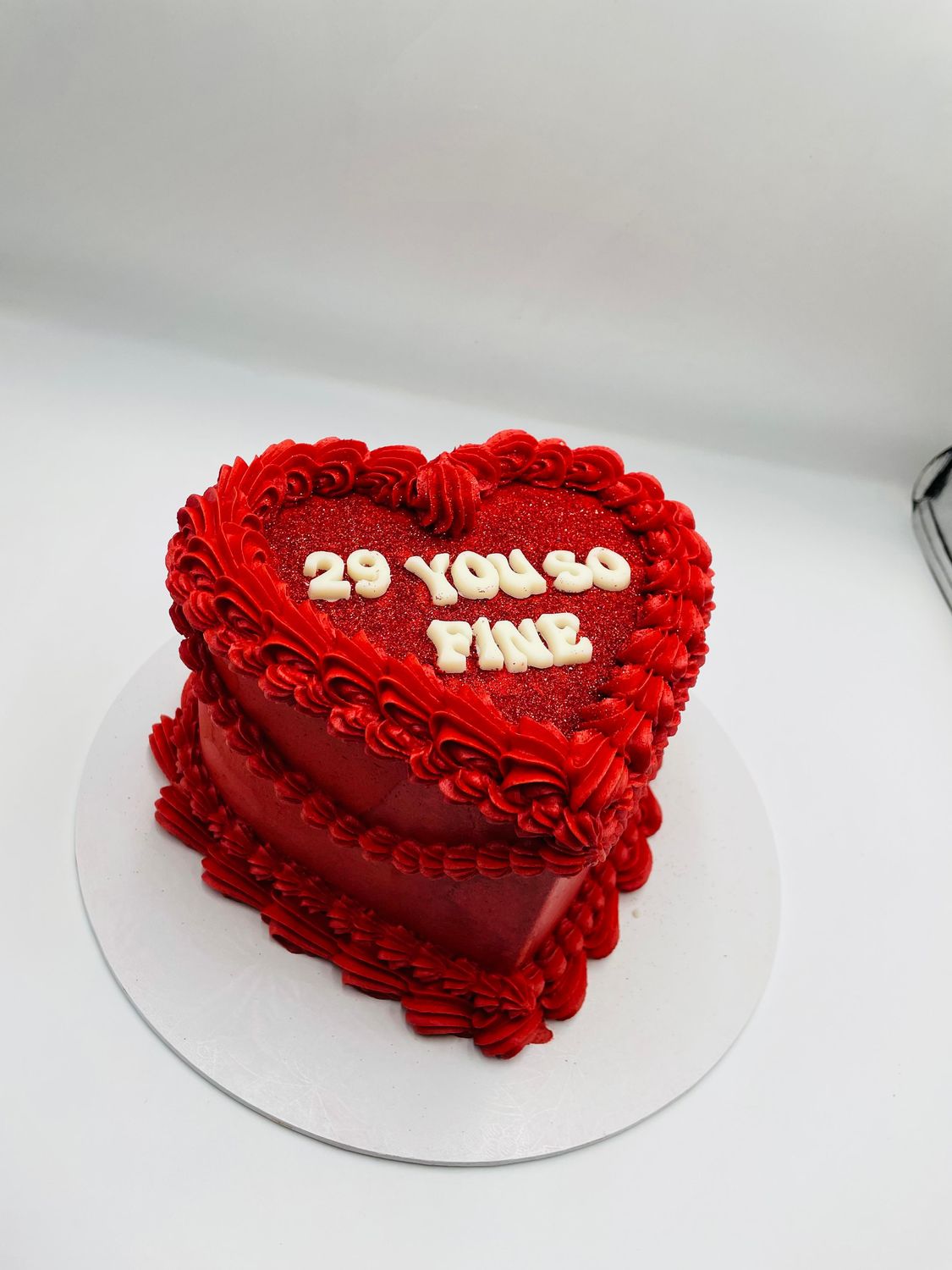 15cm Heart Cake
