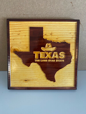 ‘Texas - The Lone Star Star State’ Wall Décor