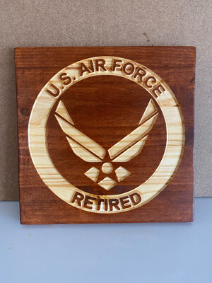 ‘U.S. Air Force - Retired’ Wall Décor