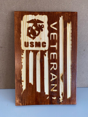 ‘USMC Veteran’ Wall Décor