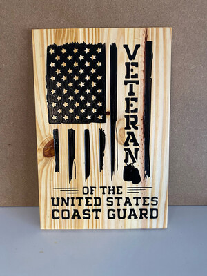 ‘U.S. Coast Guard Veteran’ Wall Décor