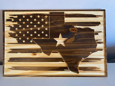 ‘US Flag - Texas’ Wall Décor