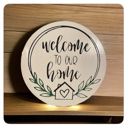 ‘Welcome To Our Home’ Wall Decor