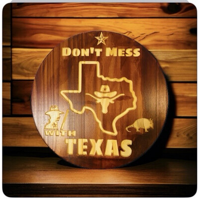 ‘Don’t Mess With Texas’ Wall Décor