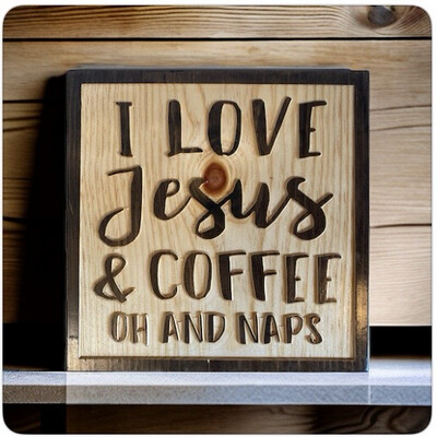 Jesus, Coffee &amp; Naps’ Wall Décor
