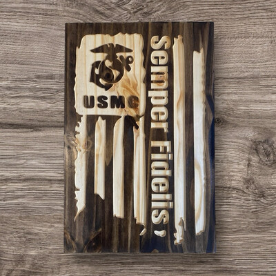 ‘USMC Semper Fidelis’ Wall Décor