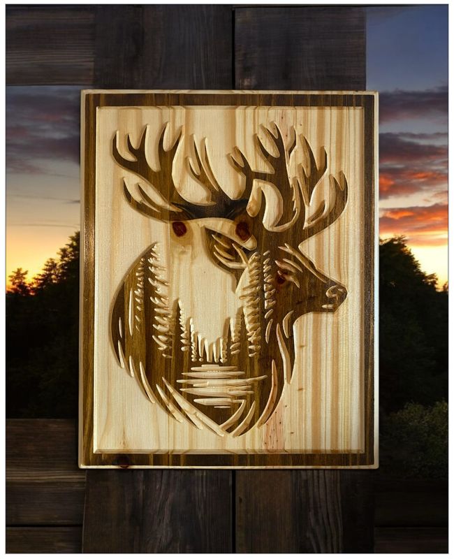 Deer By River
