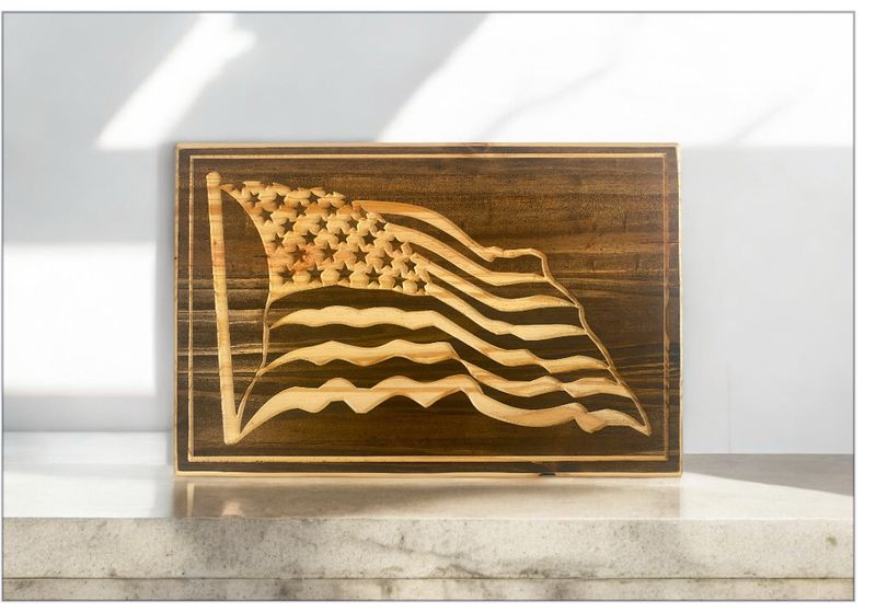 Tattered Wavy Flag