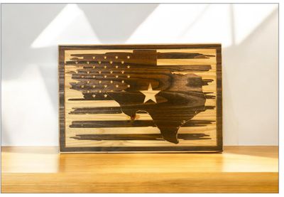 ‘US Flag - Texas’ Wall Décor