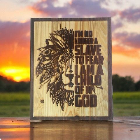 ‘No Longer A Slave’ Wall Décor