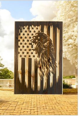 ‘Eagle Tattered Flag 2’ Wall Décor