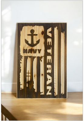 ‘Navy Veteran’ Wall Décor