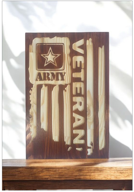 ‘Army Veteran’ Wall Décor
