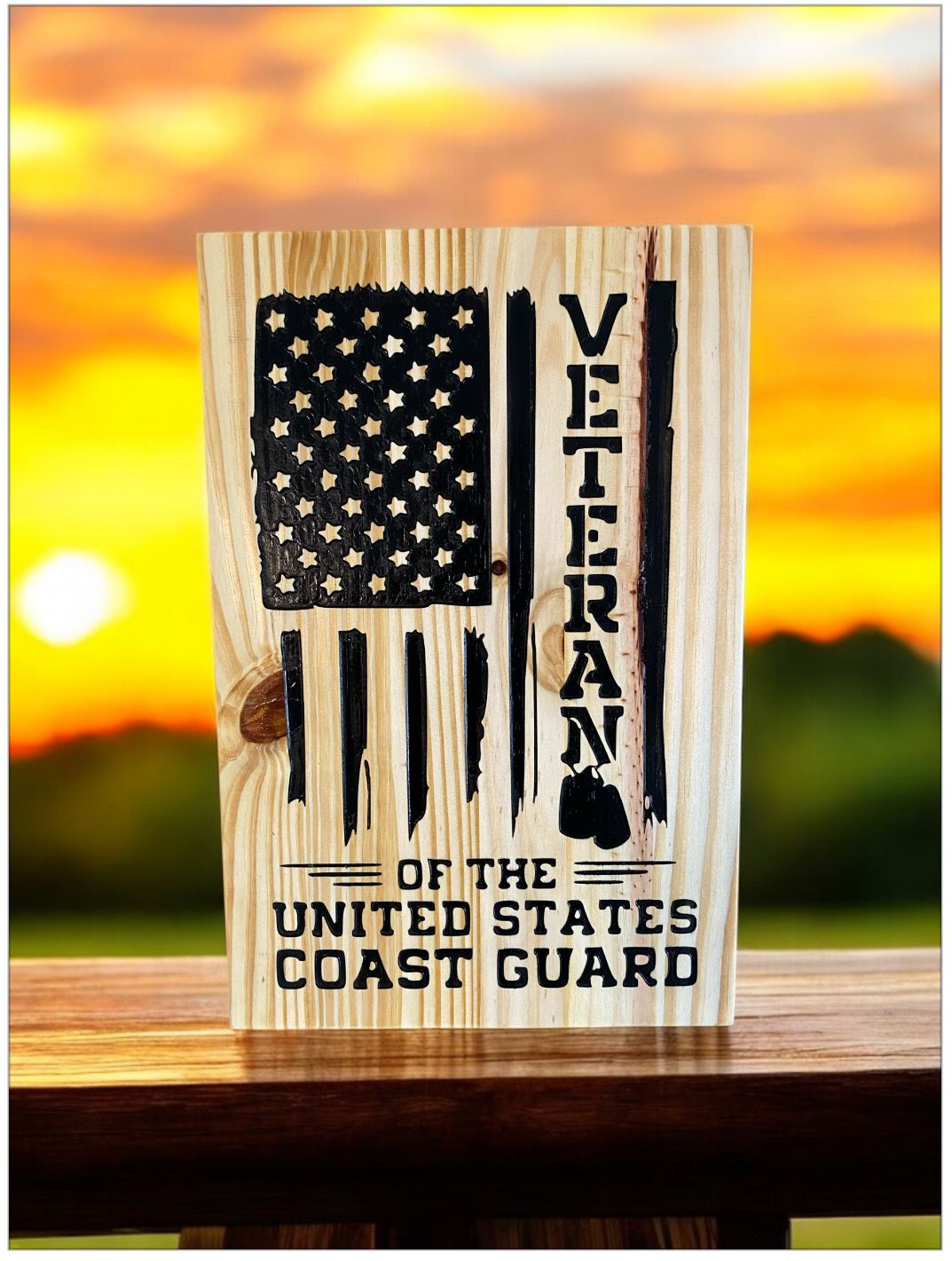 ‘U.S. Coast Guard Veteran’ Wall Décor