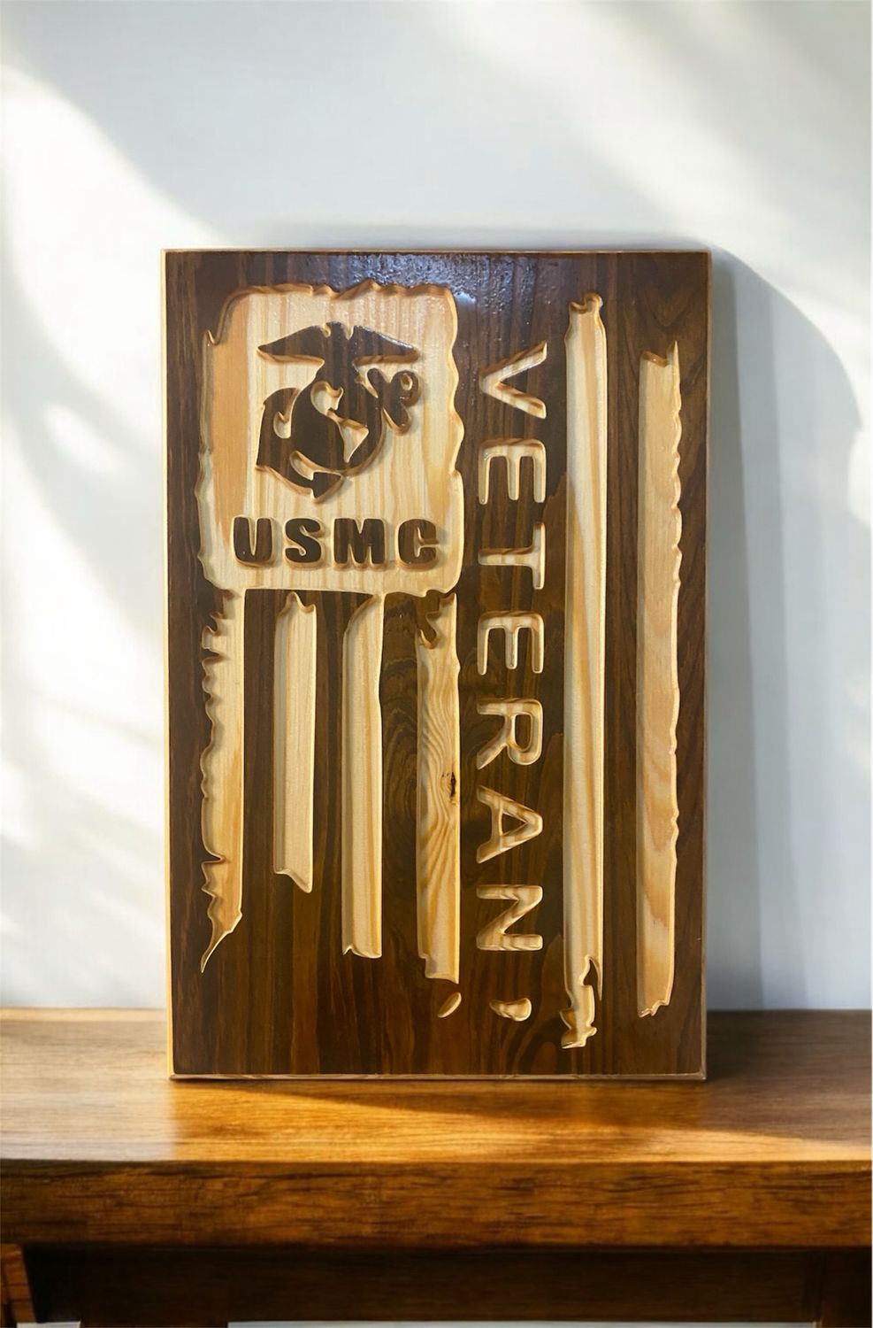‘USMC Veteran’ Wall Décor