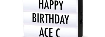 Birthday Marquee 2025-2026