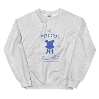 The [Hollywood] Studios Social Club Sweatshirt - Blue