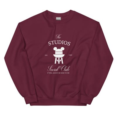 The [Hollywood] Studios Social Club Sweatshirt - White