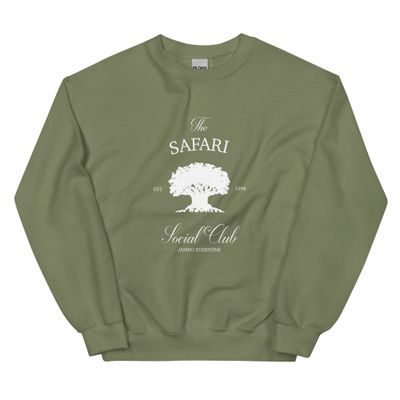 The Safari Social Club Sweatshirt - White
